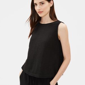 NWT Eileen Fisher XL Organic Cotton Gauze Shell